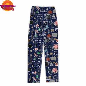 Coraline Halloween Be Careful Family Pajamas Set 3