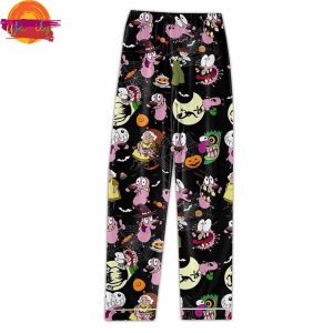 Courage the Cowardly Dog Pajama Set Funny Cartoon 3 1