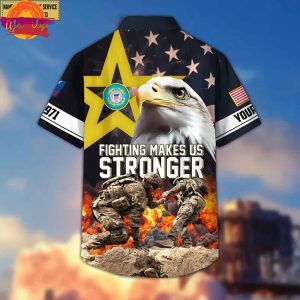 Custom Eagles Hawaiian Shirt Fireting Make Us Stronger 3