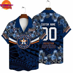 Custom Houston Astros Night Bloom Hawaiian Shirt