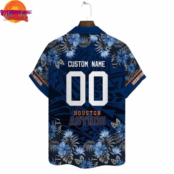 Custom Houston Astros Night Bloom Hawaiian Shirt