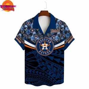 Custom Houston Astros Night Bloom Hawaiian Shirt 3