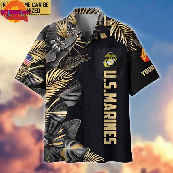 Custom US Marine Military Hawaiian Shirt