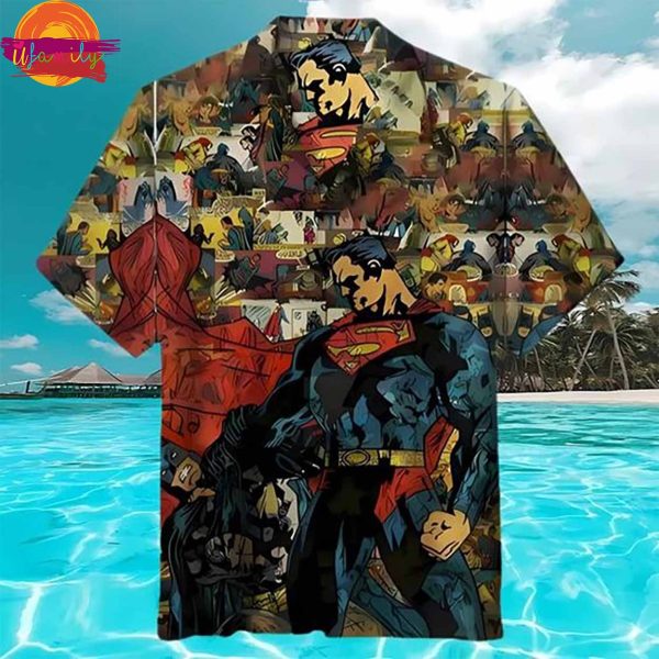 DC Comic Superman vs Batman Hawaiian Shirt Style