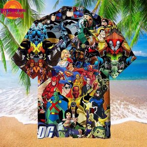 DC Comics Characters Art Superman Hawaiian Shirt