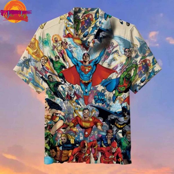 DC Heroes Comics Full Printing Superman Hawaiian Shirt