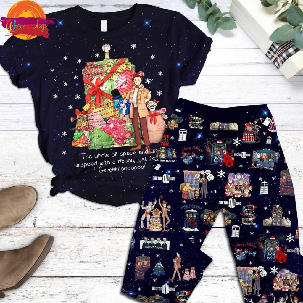 Doctor Who All I Want For Christmas T Shirt Pajama Set