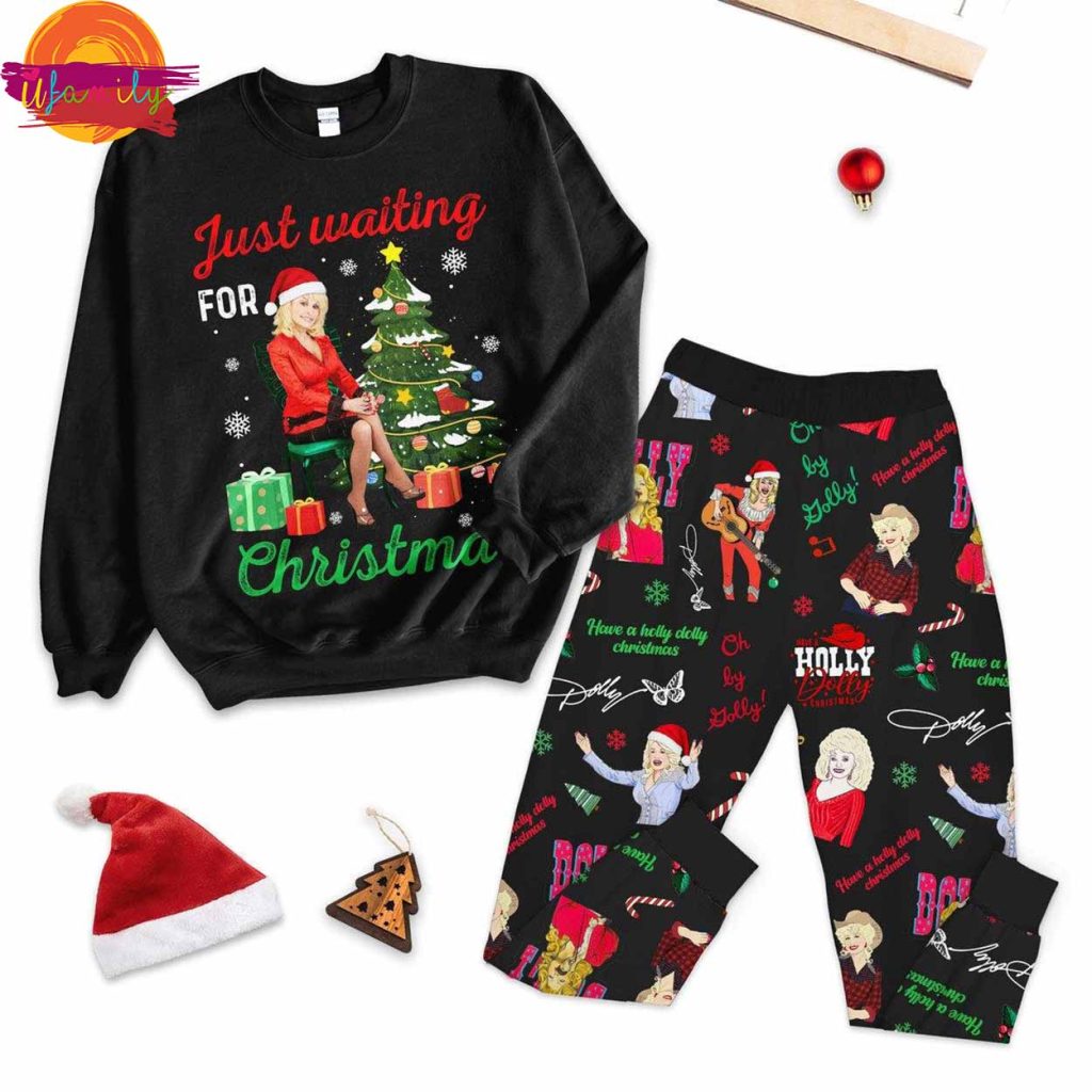 Dolly Parton Christmas Long Sleeve Pajama Set