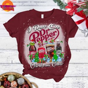 Dr Pepper Christmas Cheer T Shirt Pajama Set 2