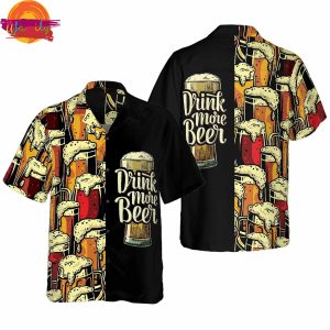 Drinking Beer Hawaiian Shirt For Farmer