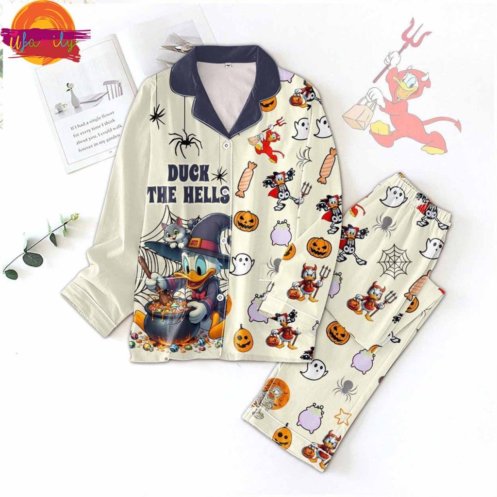 Duck The Hells Halloween Family Pajama Set