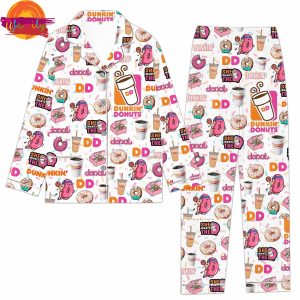 Dunkin Donuts Fast Food Pajama Set