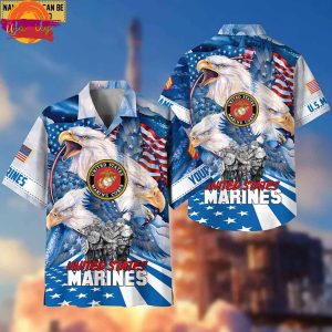 Eagles Hawaiian Shirt United State Gifts For Veterans Day 1