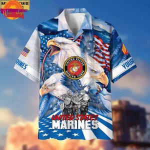 Eagles Hawaiian Shirt United State Gifts For Veterans Day 2