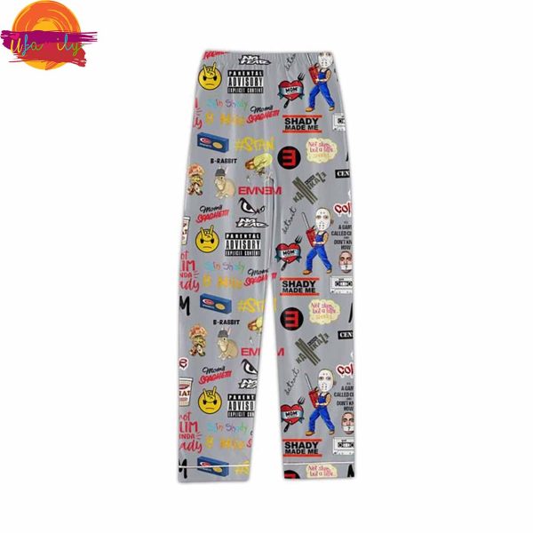 Eminem The Slim Shady Music Grey Pajama Set