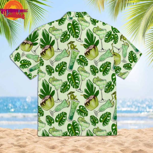 Fresh Cocktails Tropical Trendy Hawaiian Shirt Style