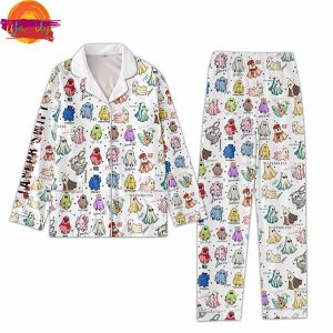 Ghost Pattern Cute Pajama Set