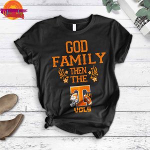 God Family Then The Teens Volunteers NCAA T Shirt Pajama Set 2