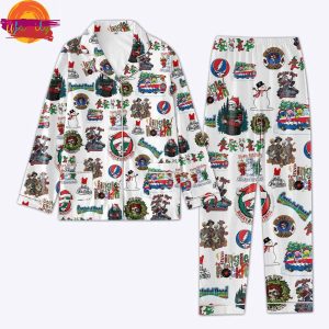 Grateful Dead Christmas Music Pajama Set 3