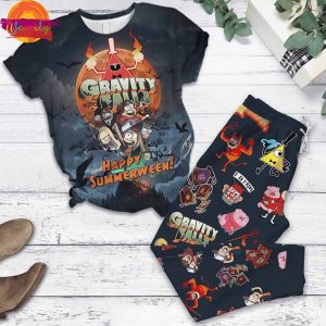 Gravity Falls Summerween T Shirt Pajama Set 1