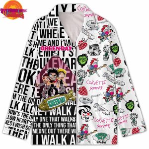 Green Day Band Cute Pajamas Sets Trendy Music 2