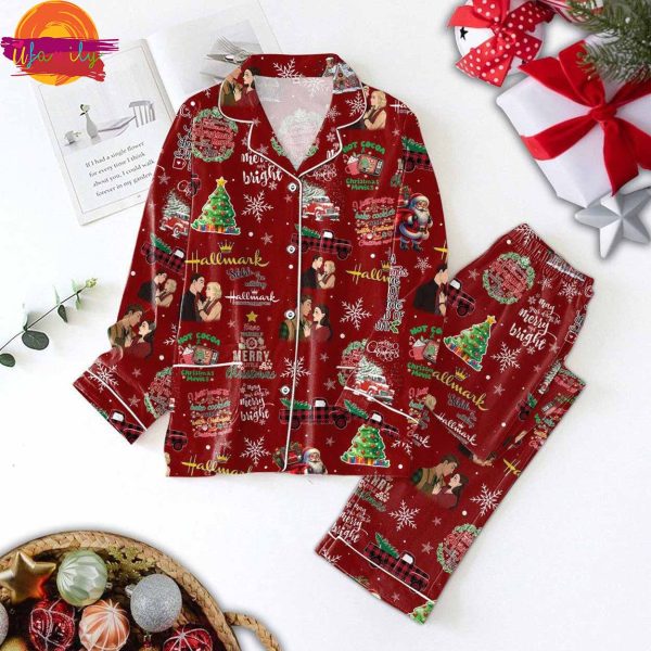 Hallmark Christmas Movies Matching Family Pajama Set