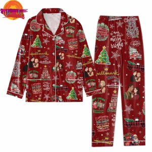 Hallmark Christmas Movies Matching Family Pajama Set