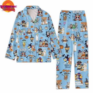 Halloween Bluey Pajamas Set 1 1