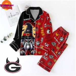 Halloween Georgia Bulldogs Football Family Pajama Set