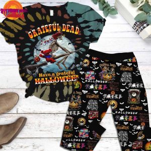 Halloween Grateful Dead T Shirt Pajama Set 1