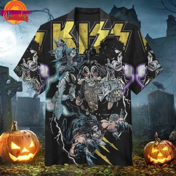 Halloween Kiss Hawaiian Shirt Style