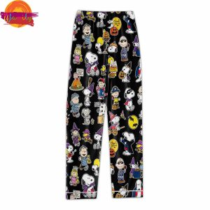 Halloween Snoopy Pattern Pajama Shirt 4