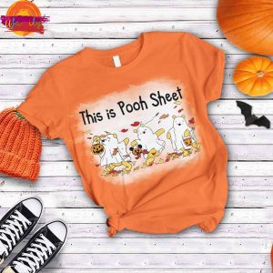 Halloween This Is Pooh Sheet T Shirt Pajama Set 2