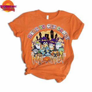 Happy Halloween Bluey T Shirt Pajama Set 3