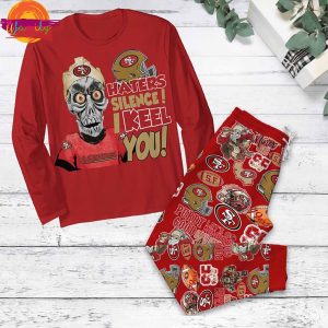 Haters Silence Keel You NFL San Francisco 49ers Pajama Set