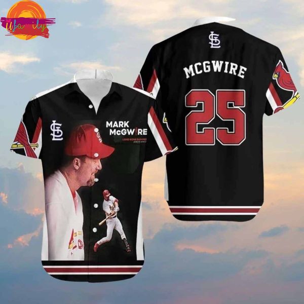 Home Run Legend Mark McGwire St. Louis Cardinals Hawaiian Shirt Style