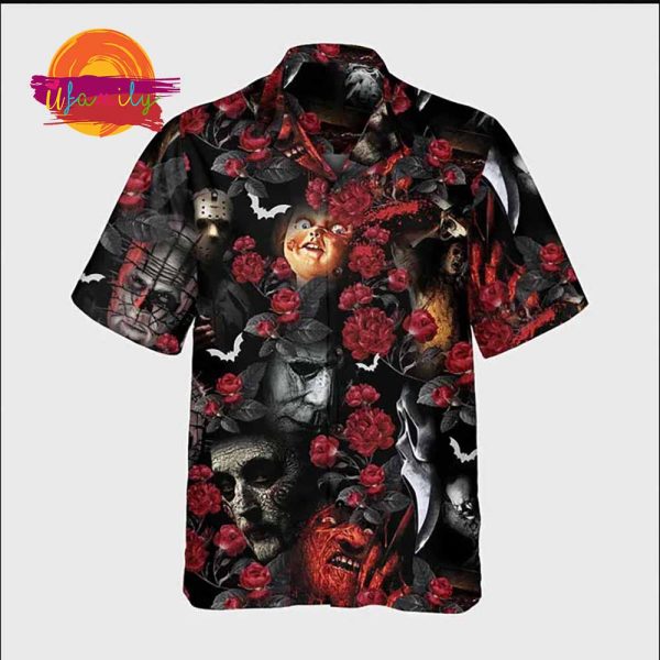 Horror Hawaiian Shirt Unique Design Characters