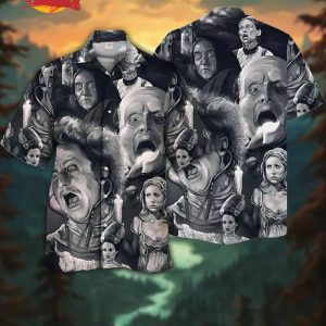 Horror Movie Scary Halloween Hawaiian Shirt 3