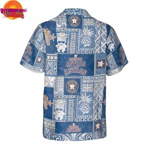 Houston Astros Patchwork Paradise Hawaiian Shirt