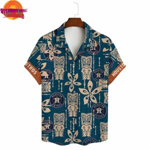 Houston Astros Tiki Totem Hawaiian Shirt Style 3