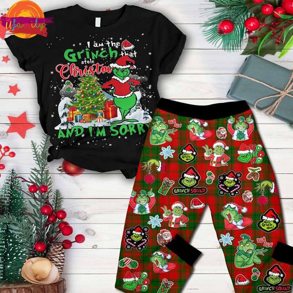 How The Grinch Stole Christmas T Shirt Pajama Set