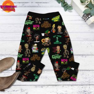 I Am Groot T Shirt Pajama Set 3