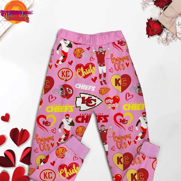 I Love Kansas City Chiefs T Shirt Family Pajama Set