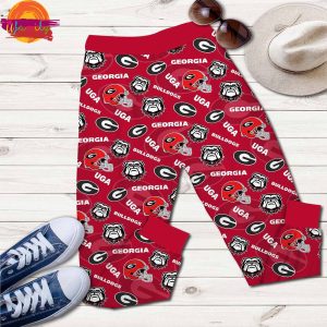 Is My Love Georgia Bulldogs Football T Shirt Pajama Set 3