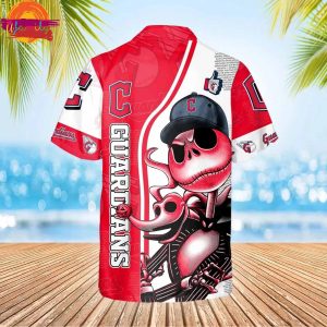 Jack Skeleton Cleveland Guardians Hawaiian Shirt Style 3