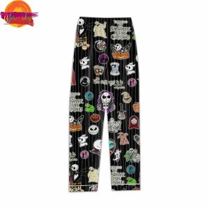 Jack Skellington Pattern Family Pajama Set 3