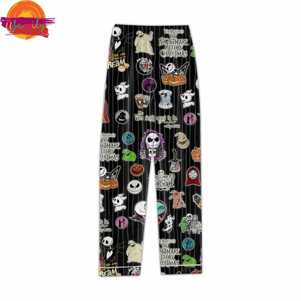 Jack Skellington Pattern Family Pajama Set