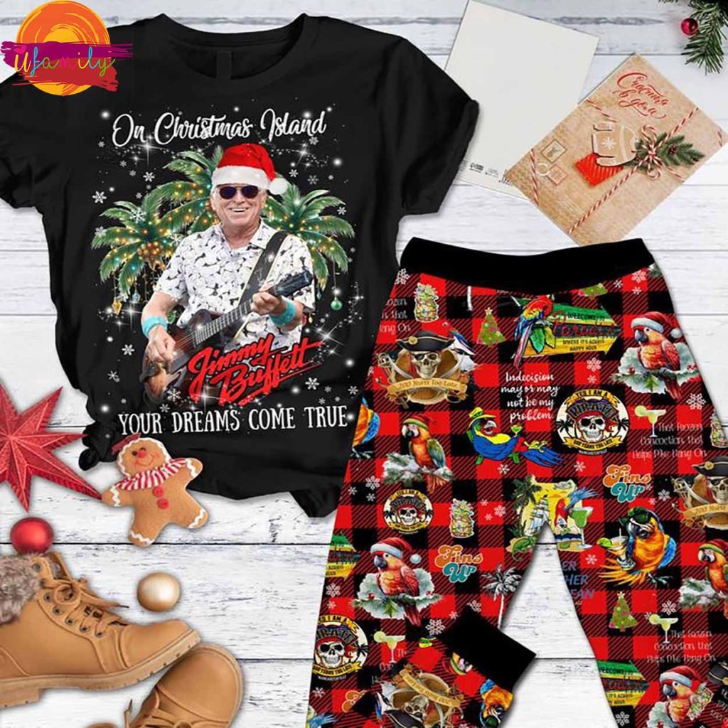 Jimmy Buffett Christmas Pajama Set Style