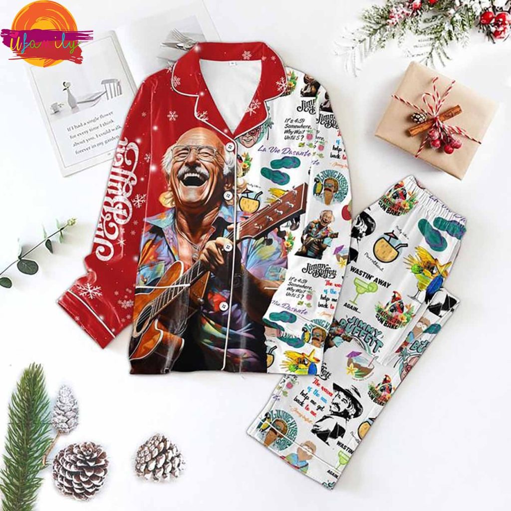 Jimmy Buffett Music Christmas Pajama Full Set