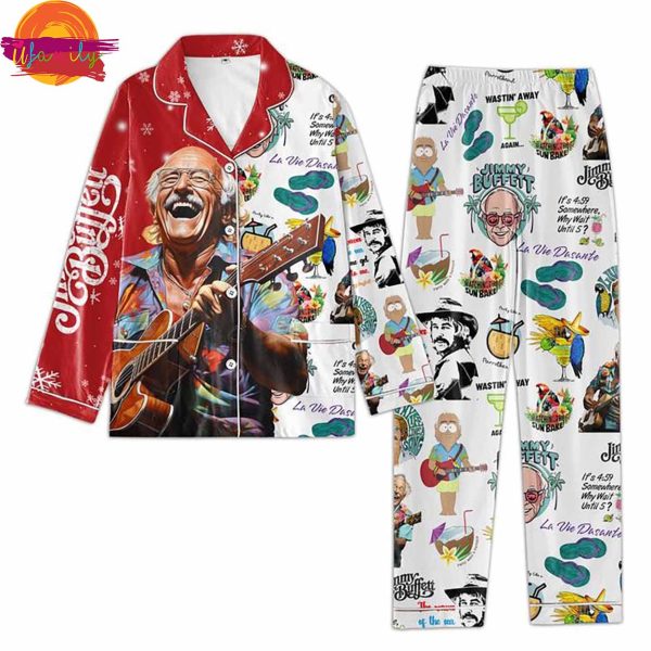 Jimmy Buffett Music Christmas Pajama Full Set